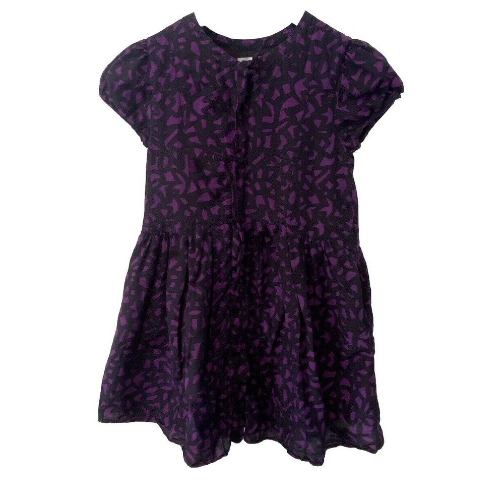 Burberry Children Purple Printed Dress Size 10Y old